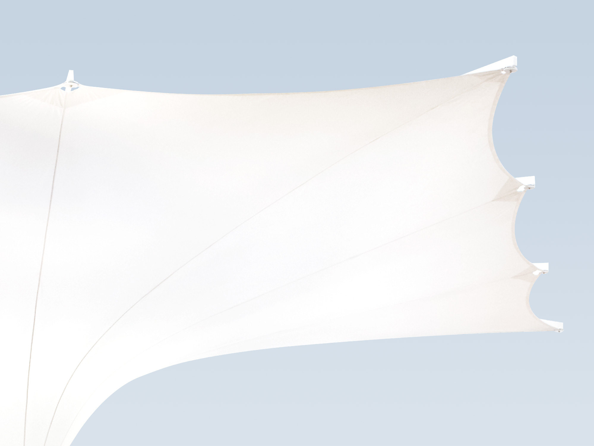 Large format parasol structure